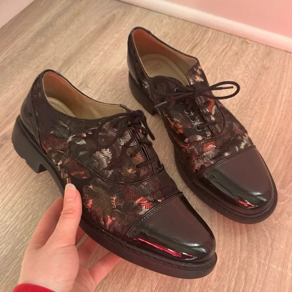 johnston and murphy floral oxford ginny shoes - Picture 6 of 6